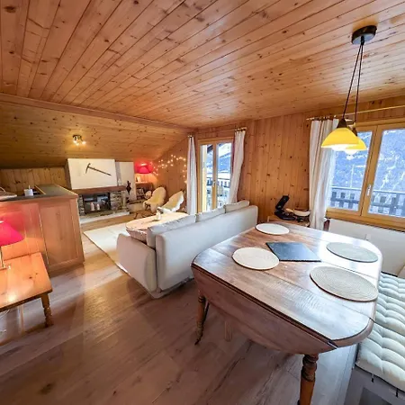 아파트 Cocon Alpin: Vue Imprenable, & Calme 상뤼크