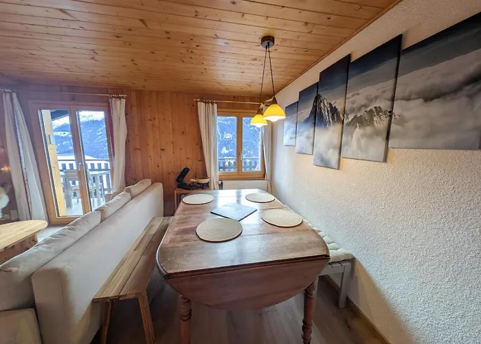 아파트 Cocon Alpin: Vue Imprenable, & Calme *